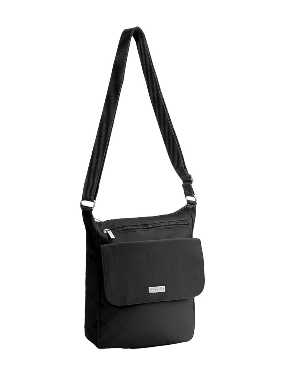 Baggallini Pocket Town Crossbody Bag Lightweight Water-Resistant Adjustable BLK - Picture 2 of 9